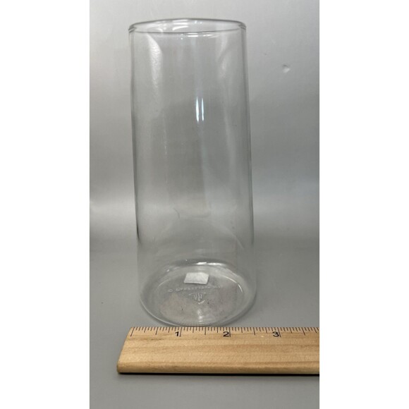 PartyLite Glass Hurricane Candle Holder Vase 2012 Clear Cylinder Modern Decor - Picture 4 of 5